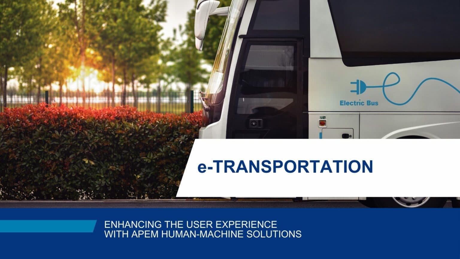 The Role of APEM Human-Machine Interfaces in New Mobility and Public Transport