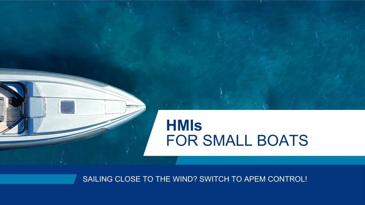 HMIs for small boats