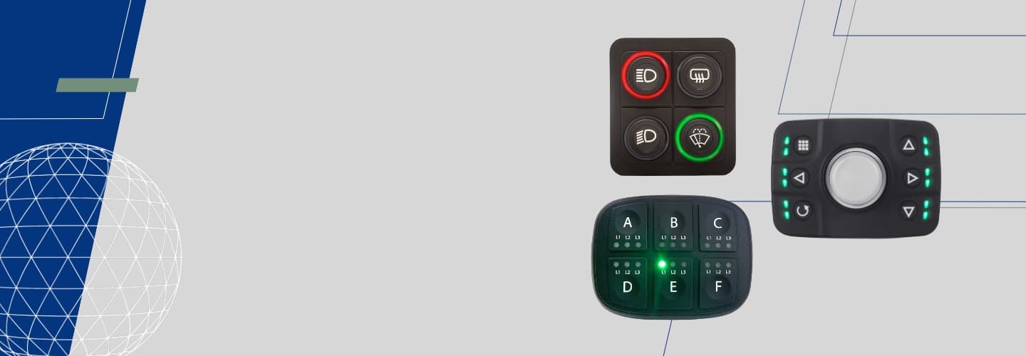 NEW! MULTIFUNCTIONAL CANbus KEYPADS