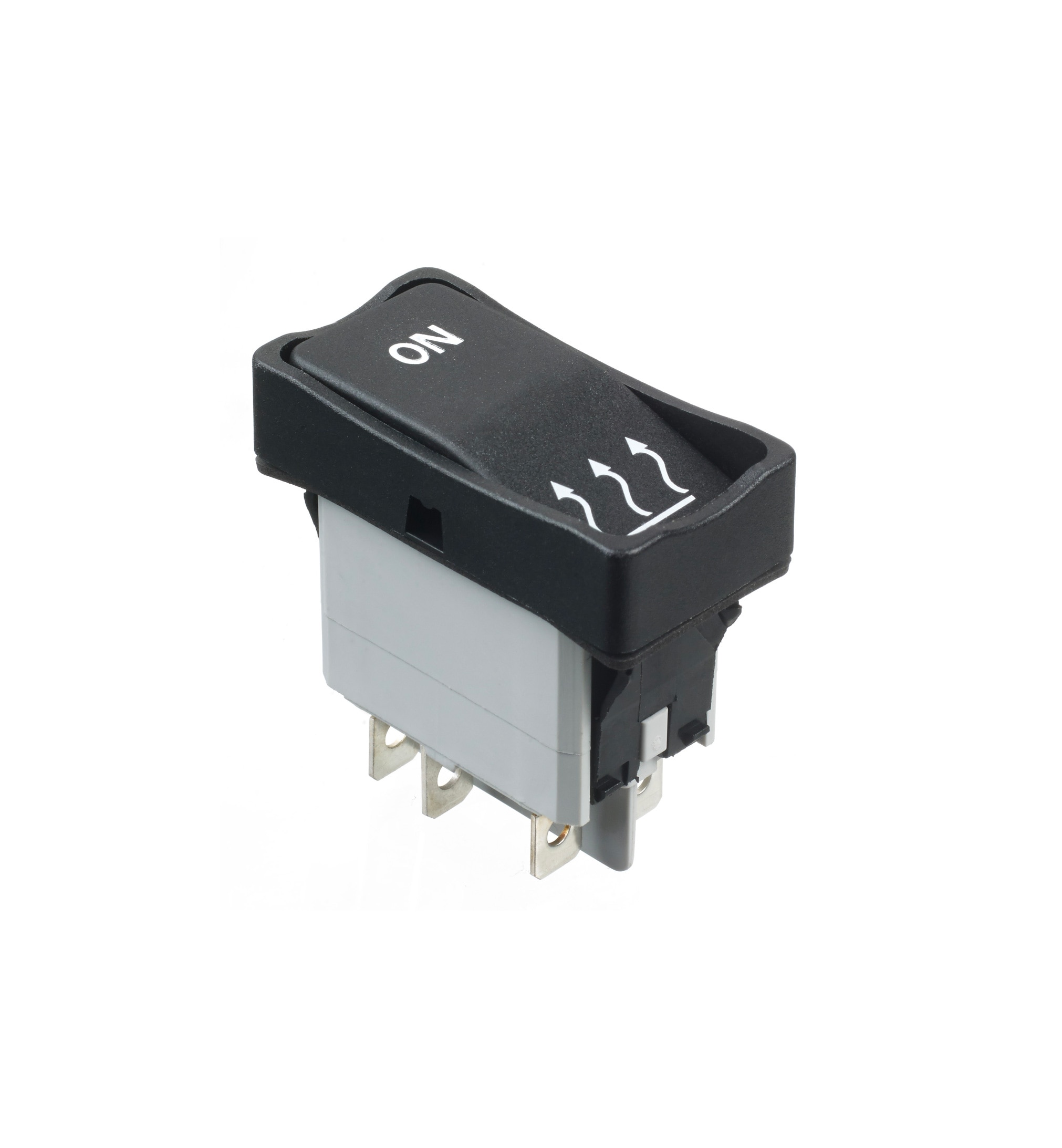 Talamex Interrupteur à Bascule ON/OFF 12V-15A Noir