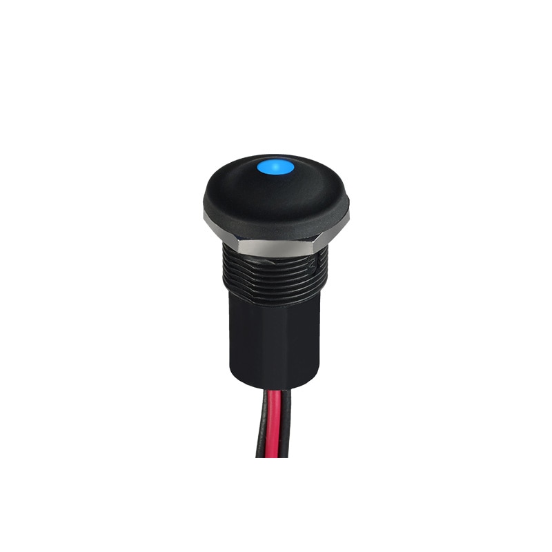 Bouton poussoir momentané 22mm 1NC 400V 10A normalement fermé avec